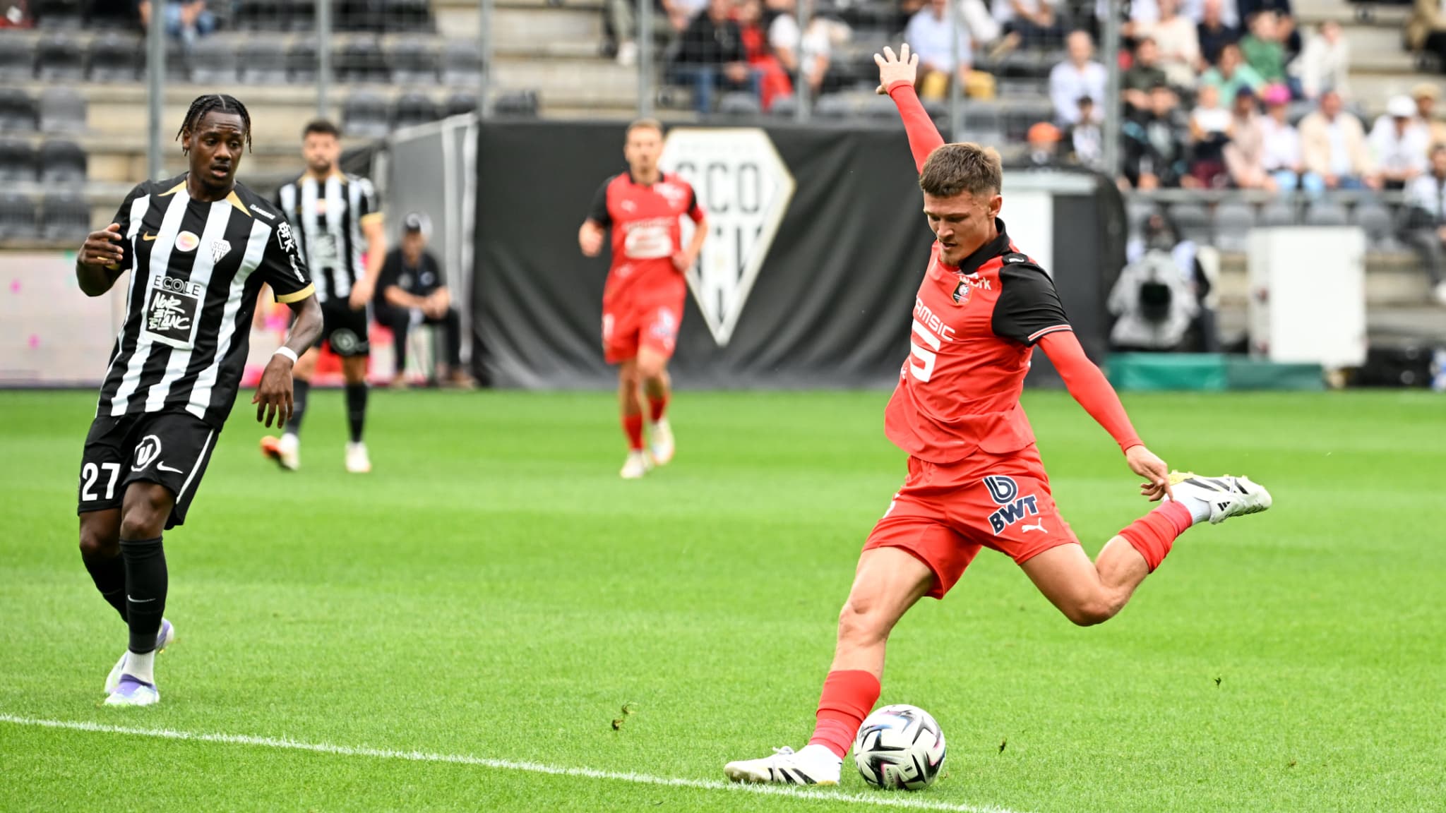 Quentin Merlin face à Angers, le 31 août 2025. 
