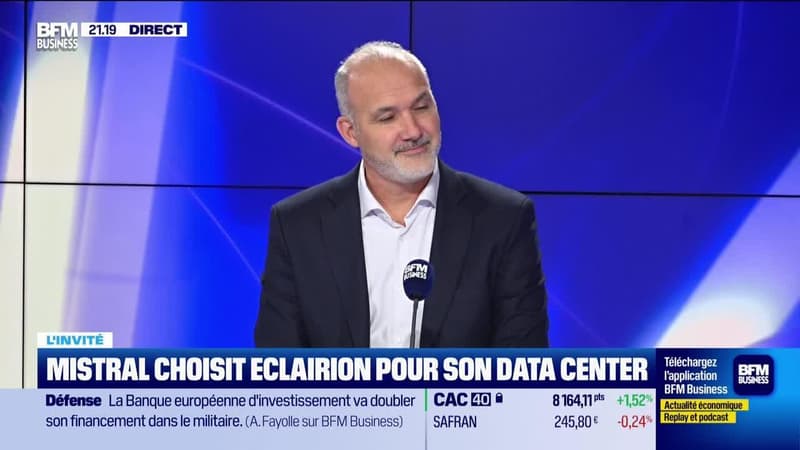 Arnaud Lépinois (Eclairion & HPC Capital) : Eclairion accueille le plus grand Cluster d'Intelligence Artificielle d'Europe pour Mistral AI - 13/02