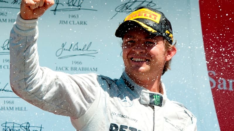 Nico Rosberg, vainqueur du GP de Grande-Bretagne