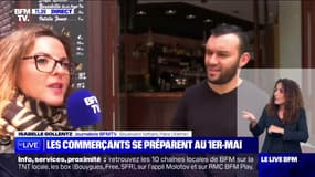 "On est toujours ouvert": Saïd, responsable d'un café à Paris, ne fermera pas demain même si son établissement se trouve sur le parcours de la manifestation 