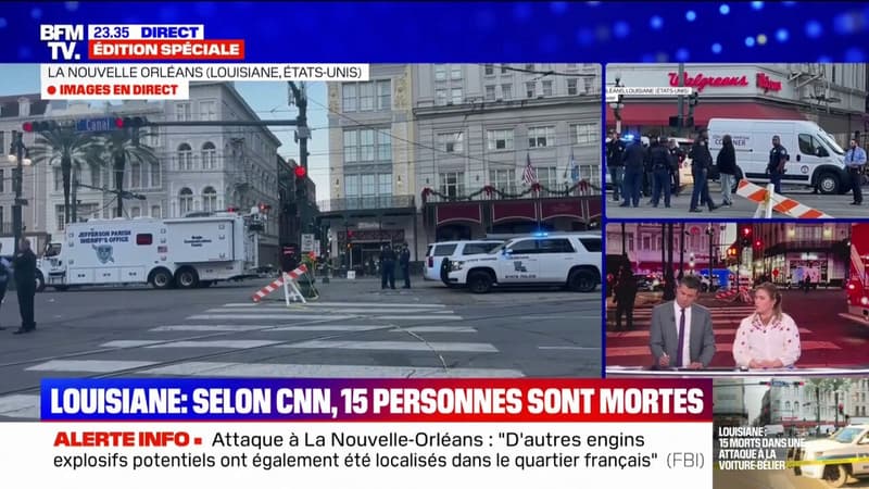 Attaque à la Nouvelle-Orléans: le bilan provisoire s'alourdit, 15 personnes tuées selon CNN