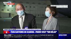 Jean-Yves Le Drian: "Demain, il y aura eu 2000 personnes évacuées en un peu plus d'une semaine depuis Kaboul, c'est un exploit"