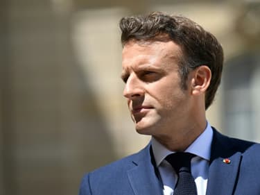 Emmanuel Macron à l'Elysée, à Paris, le 1er juillet 2022