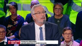 #GrandOral "En fonctionnement, la ville de Dijon en est à 700 000 euros. Le Premier ministre annonce 3 millions pour toute la France, mais 3 millions c'est seulement à Strasbourg !" @frebsamen #GGRMC 