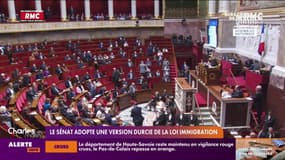 Le Sénat adopte une version durcie de la loi immigration