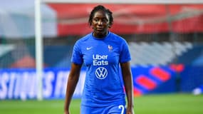 Hawa Cissoko avec l'équipe de France en 2022.