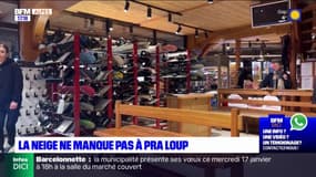 Pra Loup: le manque de neige, un problème pour les magasins Godille Sport