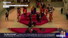 Mort d'Elizabeth II: un garde s'évanouit lors de la veillée à Westminster Hall