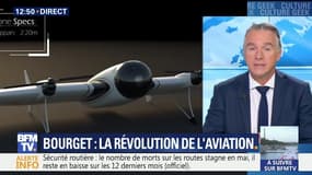 Drones, avion électrique ou sans pilote, l’aviation fait sa révolution au Bourget