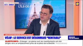 Sylvain Raifaud, président de syndicat Autolib' et Vélib' Métropole, indique que "100.000 personnes utilisent Vélib' quotidiennement"
