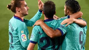Antoine Griezmann et ses coéquipiers.