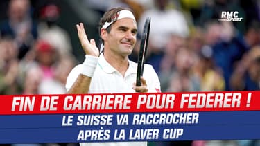 Tennis : Federer annonce la fin de sa carrière