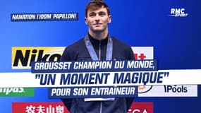 Natation (100m papillon) : Grousset champion du monde, "un moment magique" pour son entraîneur