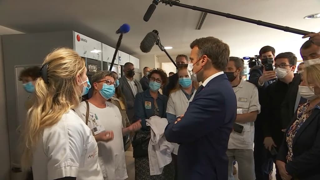 In Cherbourg, Macron announces a flash mission and a health conference launched in July