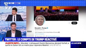 Twitter : le compte de Trump réactivé - 20/11