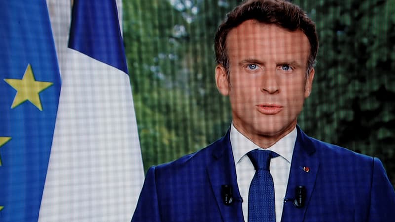 Emmanuel Macron le 22 juin 2022 à l'Élysée.
