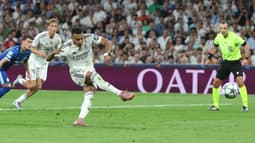 Kylian Mbappé lors de Real Madrid-OM le 16 septembre 2025 en Ligue des champions