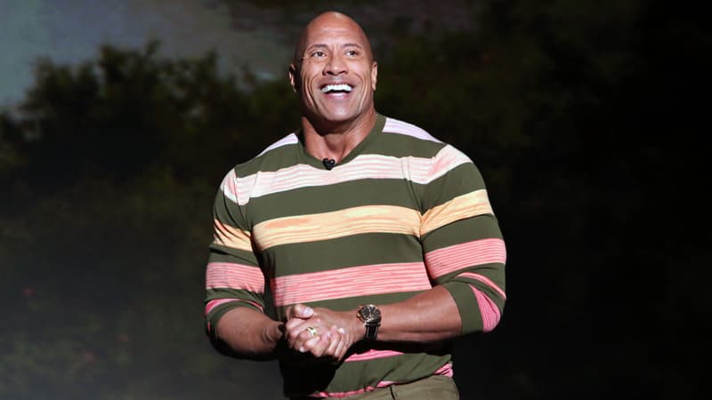 Dwayne Johnson en août 2019 aux Etats-Unis