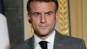 Emmanuel Macron, le 20 décembre 2023, à l'Élysée