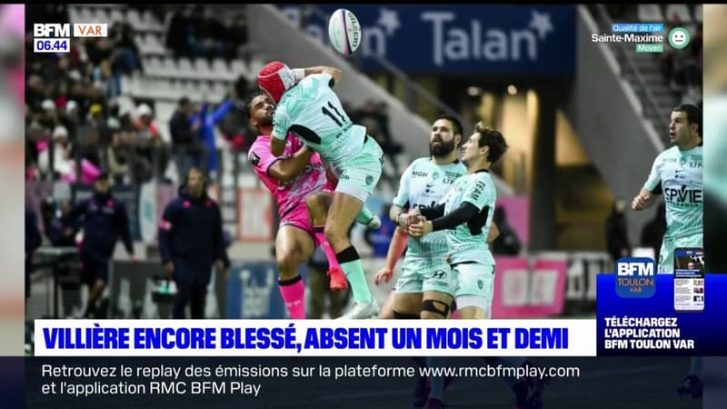 RCT: Gabin Villière est encore blessé, il sera absent un mois et demi