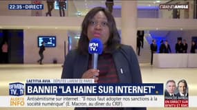 Laetitia Avia (LaREM) annonce que les plateformes risqueront bientôt des amendes en millions d'euros pour contenus haineux sur internet