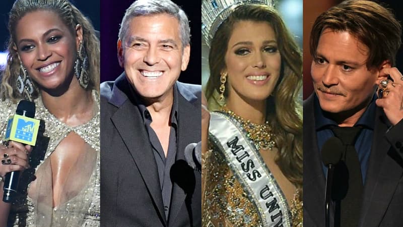 Beyoncé, George Clooney, Iris Mittenaere et Johnny Depp au coeur de l'actualité cette semaine.