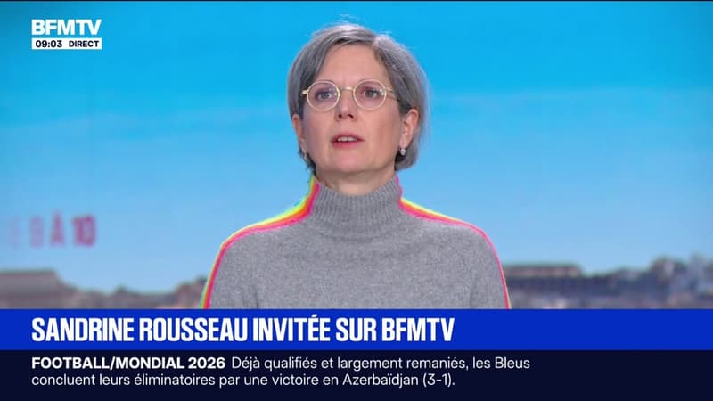 Sandrine Rousseau assure qu'elle ne votera "d'aucune manière" le budget débattu en ce moment à l'Assemblée