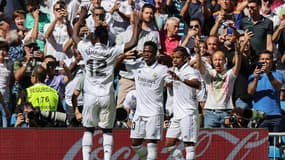Vinicius face au Bétis Séville.