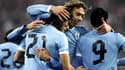 Lugano et Cavani en 2012