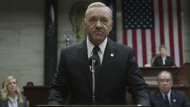 Kevin Spacey dans la série "House of Cards"