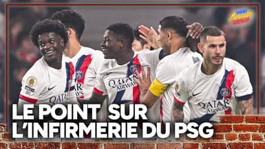 Le point sur l'infirmerie du PSG avant Strasbourg