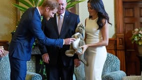 Meghan et Harry en visite en Asutralie le 16 octobre 2018.