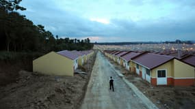 Un village de l'île de Mindanao