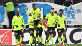La joie des Lillois après le deuxième but de Nicolas Pépé.