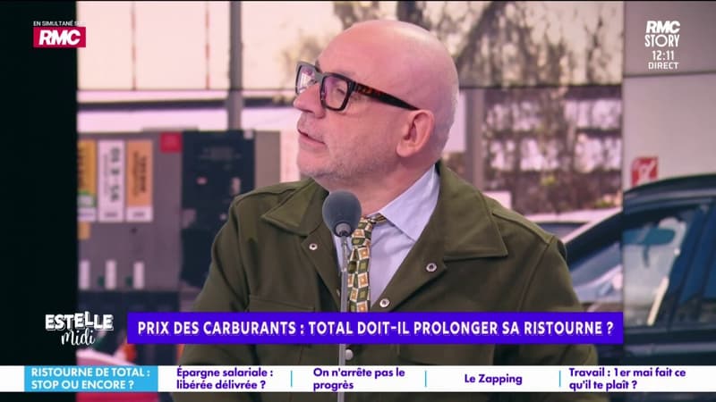Carburant/Ristourne chez Total : "Qu'une entreprise privée vienne au secours de l'État ça me fait peur", avoue Fred Hermel