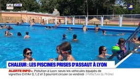 CHALEUR : LES PISCINES PRISES D'ASSAUT À LYON