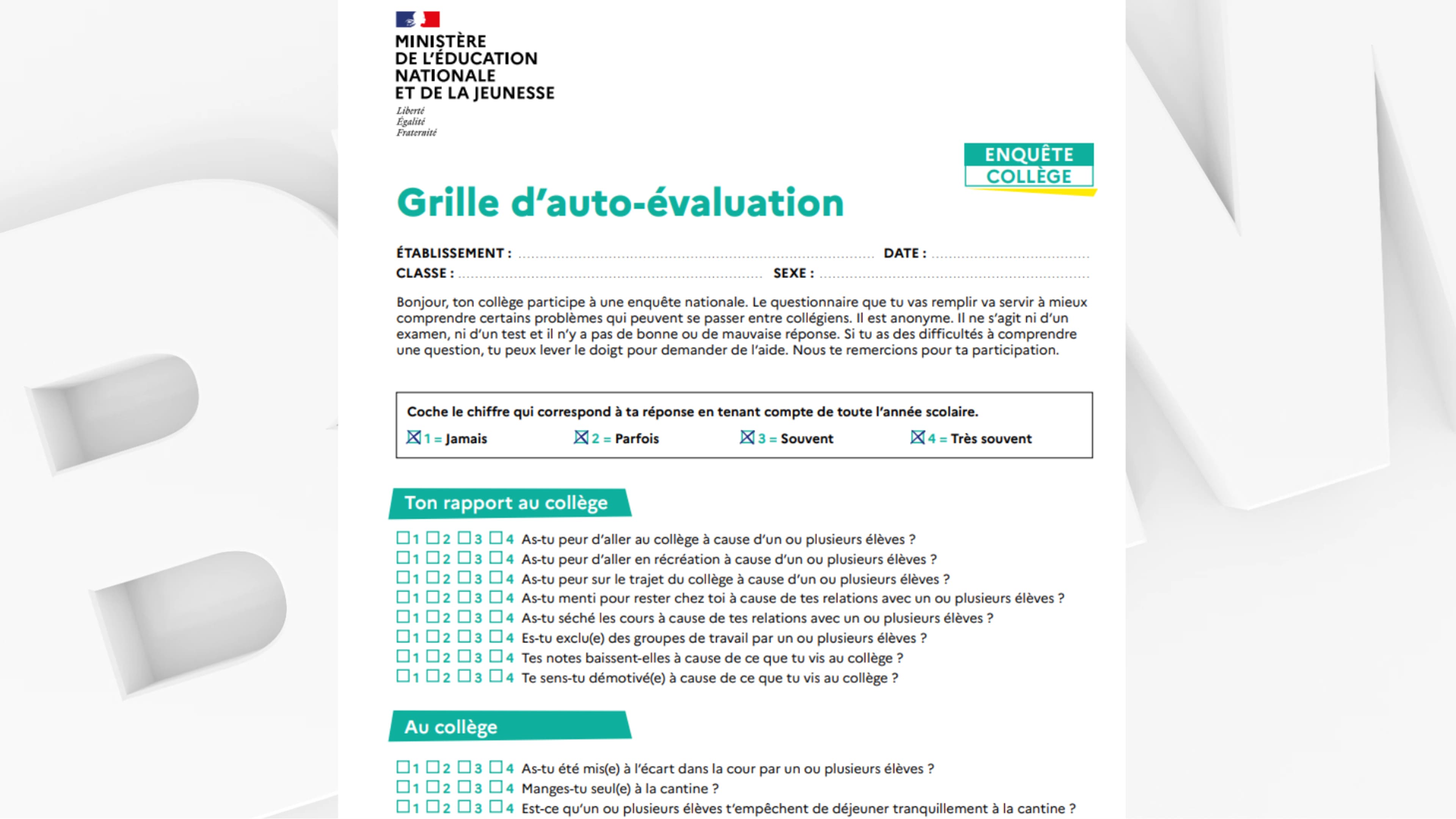 Questionnaire D'auto évaluation Droit Corrigé www.bfmtv.com