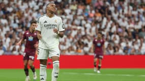 Kylian Mbappé lors de Real Madrid-Real Valladolid, le 25 août 2024.