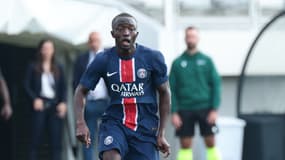 L'attaquant Mahamadou Sangaré avec le PSG en Youth League