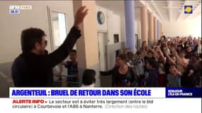 Val-d'Oise: Patrick Bruel de retour dans son ancienne école à Argenteuil
