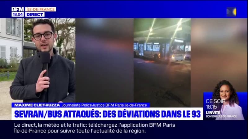 Seine-Saint-Denis: des bus attaqués à Sevran, des déviations mises en place