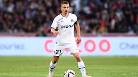 Valentin Rongier avec l'OM, à Lille, le 20 mai 2023.