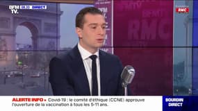 Jordan Bardella: "Nous défendons la liberté vaccinale, la 3ème dose est plus politique que sanitaire"