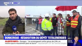 Réquisition à Dunkerque: les premiers camions citernes sont arrivés