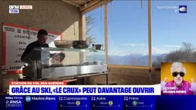 Col des Guérins: grâce au ski, le restaurant "Le Crux" peut ouvrir davantage