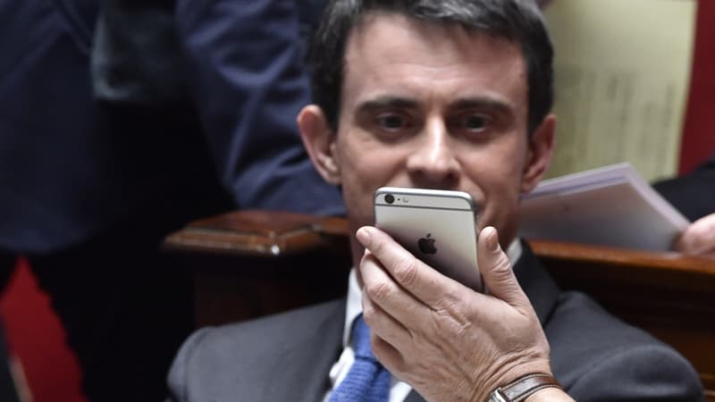 Manuel Valls à l'Assemblée le 9 mars 2016.