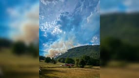 Environ cinq hectares ont été touchés par la reprise de l'incendie à Collongues.
