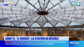 Ligne 14: la station Gustave Roussy se dévoile
