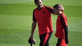 Gianluigi Buffon et Marco Verratti