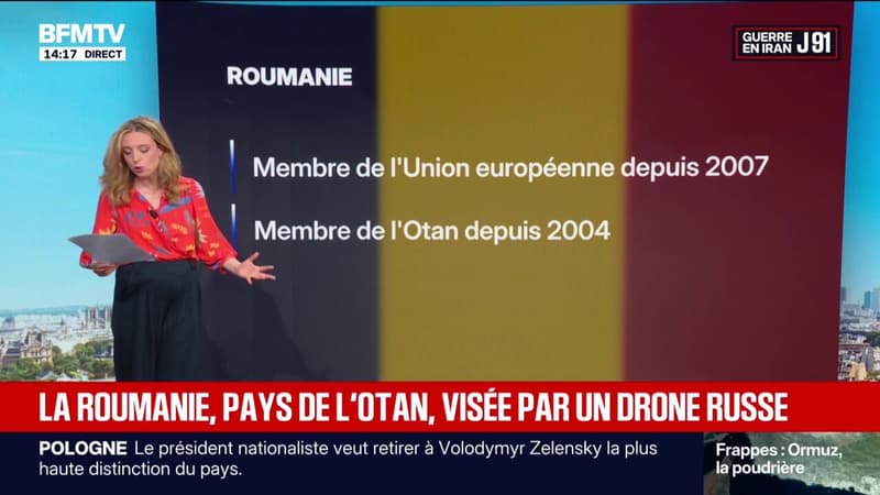 LES ÉCLAIREURS - La Roumanie, pays de l'Otan, visée par un drone russe